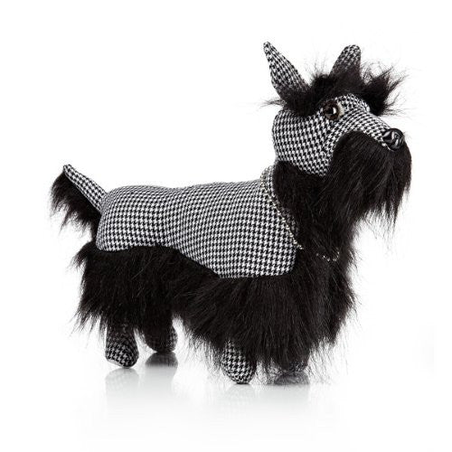 Plush Scottie Houndstooth