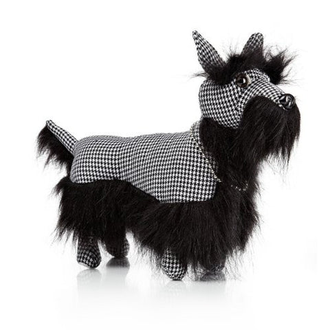 Plush Scottie Houndstooth